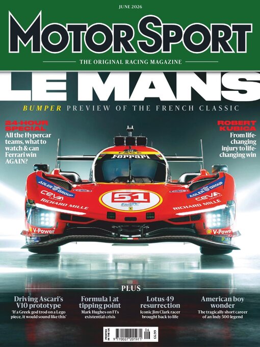 Cover image for Motor Sport Magazine